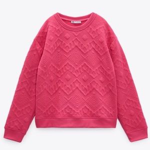 Zara pink sweater